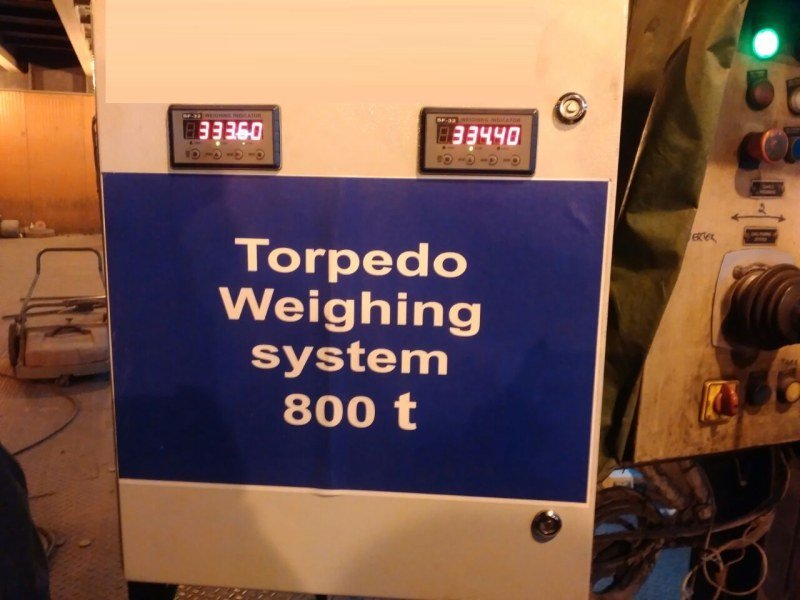 Torpedo Ladle Car Weighing System, rail weigh in motion